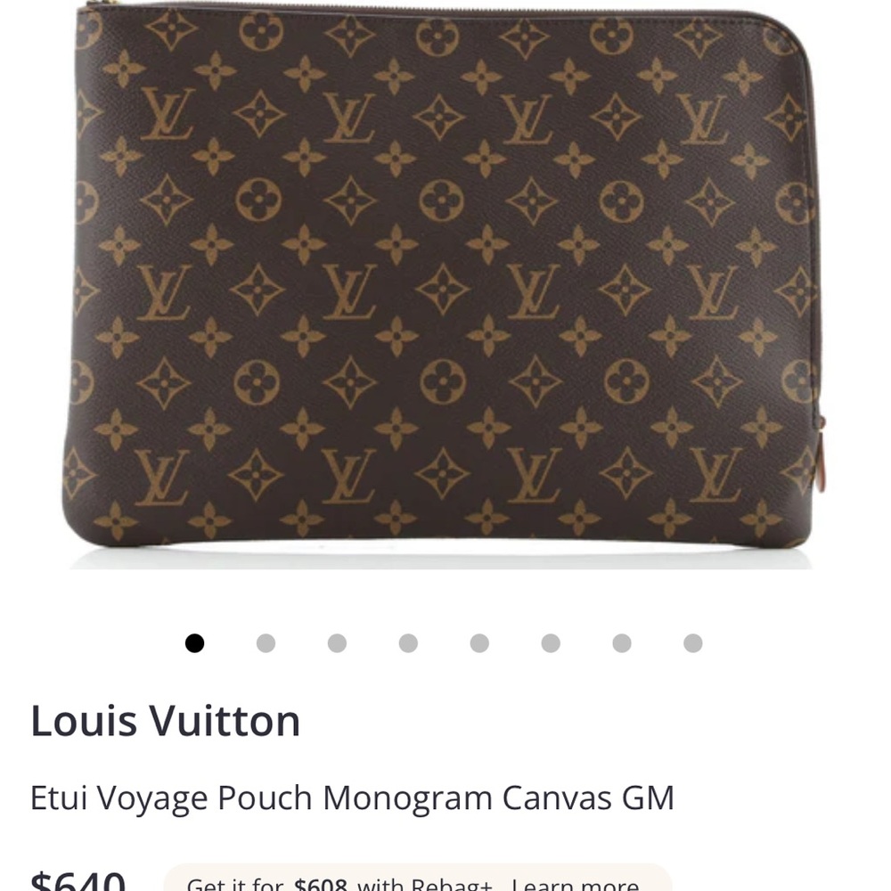 Louis Vuitton Etui Voyage pouch Monogram Canvas